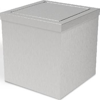 DECOR WALTHER Кошче за отпадъци за баня Decor Walther 20 см цвят стомана мат (0611476)