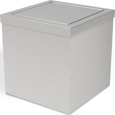 DECOR WALTHER Кошче за отпадъци за баня Decor Walther 20 см цвят стомана мат (0611476)