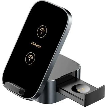 Dudao 3в1 индуктивно зарядно за телефон / смарт часовник / слушалки Dudao A11Pro+, 15W, черно (A11Pro+)