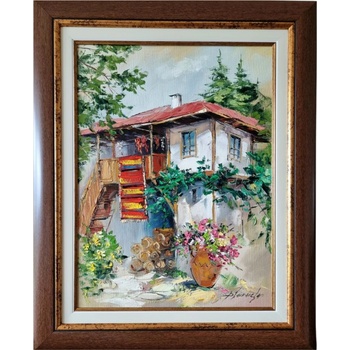 АВТОРСКА КАРТИНА "КЪЩА В ЖЕРАВНА