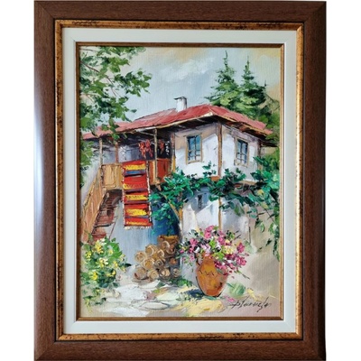 АВТОРСКА КАРТИНА "КЪЩА В ЖЕРАВНА