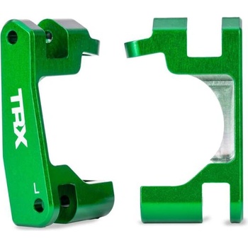 Traxxas предна алуминиева зелена главина (чифт) (за #9080)