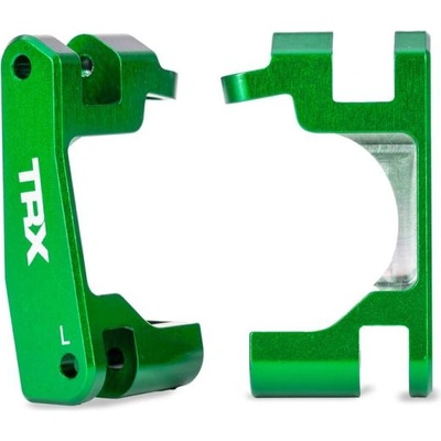 Traxxas предна алуминиева зелена главина (чифт) (за #9080)