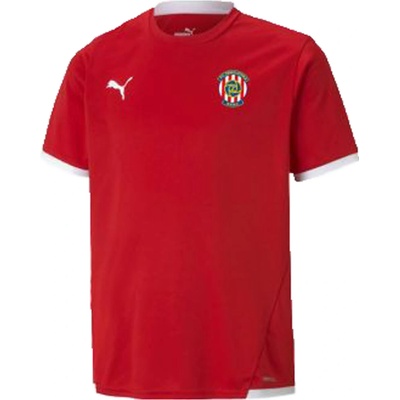 Puma Juniosrské futbalové tričko TEAM LIGA JERSEY JR červená biela