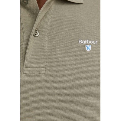 Barbour тениска с яка мъжка от памук ESSENTIALS (MML0358)