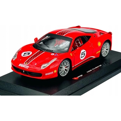 Bburago Ferrari 458 Challenge BB18 26302 červená 1:24