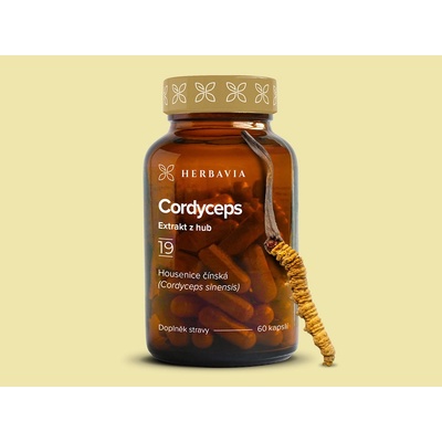Herbavia Cordyceps bylinný extrakt 60 kapslí