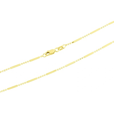 Gemmax Zdobný kuličkový zlatý řetízek GUCYN-45-03088