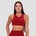 GymBeam Спортен сутиен Ignite Dark Red S
