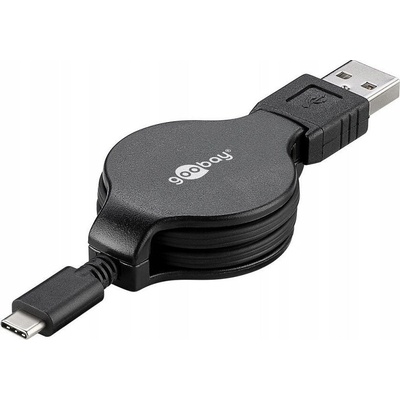 Goobay 45743 USB A USB C 1m černý