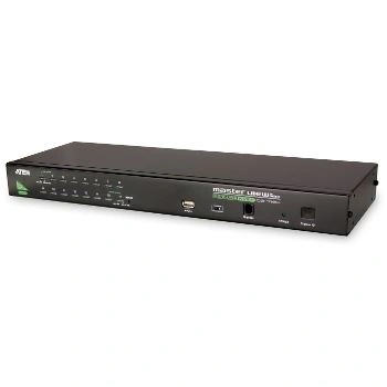 ATEN cs1716a-at-g kvm превключвател Монтаж в сървърен шкаф Черен (cs1716a-at-g) (cs1716a-at-g)