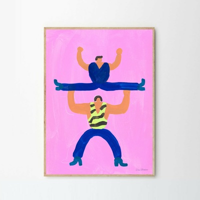 Moikka Plagát I will super carry You by Lise Uhrskov 50x70 cm