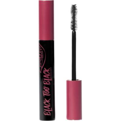 puroBIO Cosmetics too Black objemová a ošetrujúca riasenka Black 9,9 ml