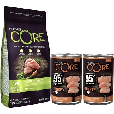 Wellness core Low Fat krůta 1,8 kg