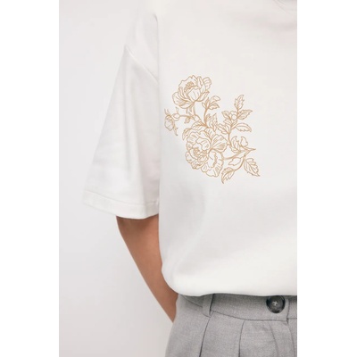 BIZUU Тениска Bizuu FANYA (FANYA.KREMOWY)