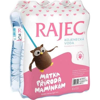 Rajec Pramenitá voda kojenecká 6 x 1,5 l