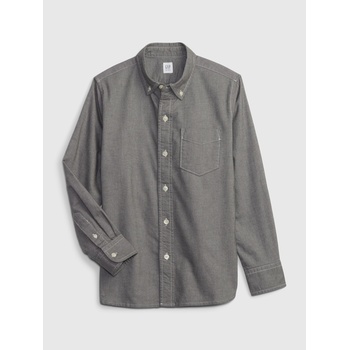 GAP Детска оксфорд риза GAP GAP | Siv | Момчешки | 152-158