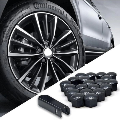 HIAHXC 20 kusů krytek šroubů kol, krytky šroubů kol univerzální krytky matic kol, krytky na šrouby