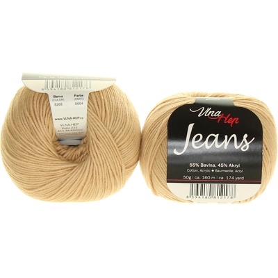 Vlna Hep Jeans béžová 8208 – Zboží Mobilmania