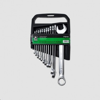 GK Tools sada očkoplochých klíčů, matné 12 dílů 6-22 mm P16143