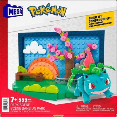 MEGA Bloks Pokémon Ivysaur v parku Diorama