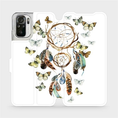 Pouzdro Mobiwear Flipové Xiaomi Redmi Note 10S - M001P Lapač a motýlci