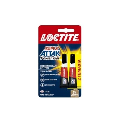LOCTITE Моментно лепило Super Attak 3g 2 броя