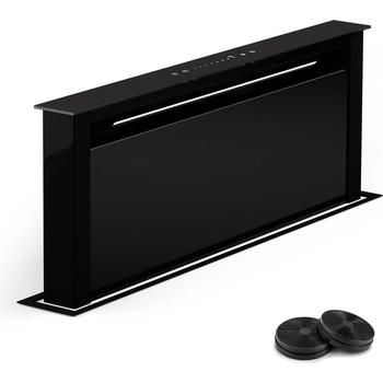 Klarstein Royal Flush Eco 75, аспиратор, 75 см, 650 м³/ч, EEK A++ (CGCH3-R. F. Eco-75F-BK) (CGCH3-R.F.Eco-75F-BK)