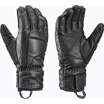 LEKI Дамски скиорски ръкавици LEKI Montera Prime Women black/blackberry grey
