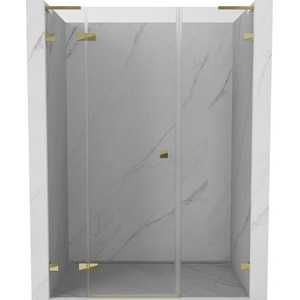 Mexen Lunar L лява врата за душ кабина 130 см, прозрачна, златна - 834SL-130-050-50-00-L (834SL-130-050-50-00-L)