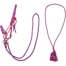 QHP Provazový set na ježdění Liberty fuchsia