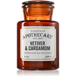 Paddywax Apothecary Vetiver & Cardamom ароматна свещ 226 гр