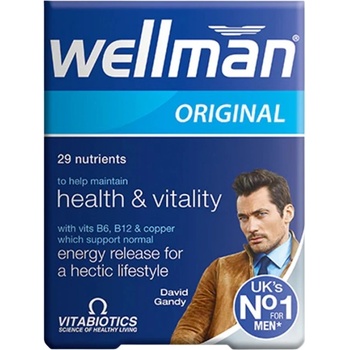 Image 1 of Vitabiotics Wellman Original - Multvitamin For Men [30 Таблетки]
