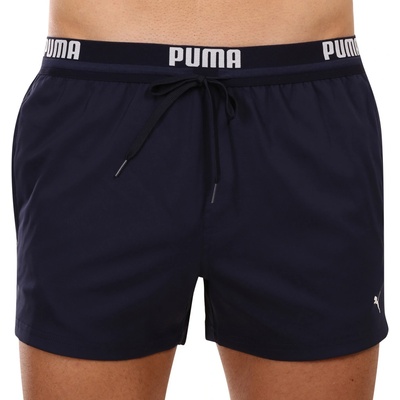 Puma Swim Men Logo Short Length Swim Shorts