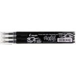 PILOT Вложка за химикалка с ролка, 0, 35 мм, изтриваема, PILOT "Frixion Ball/Clicker", черна BLS-FR-7-B-S3 (BLS-FR-7-B-S3)