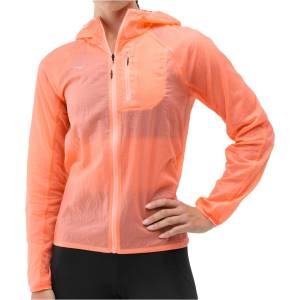 HOKA Дамско яке за бягане HOKA Women's Skyflow Jacket Running jacket - Neon Cantaloupe (128-0466-0613)