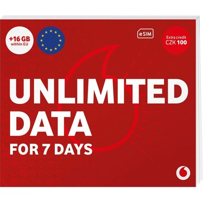 Vodafone Tourist SIM Card Forma SIM: eSIM