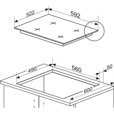 Amica DS6423B