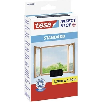 Tesa Insect Stop sieť proti hmyzu STANDARD do okien antracitová 1,3 × 1,5 m, 55672-00021-03