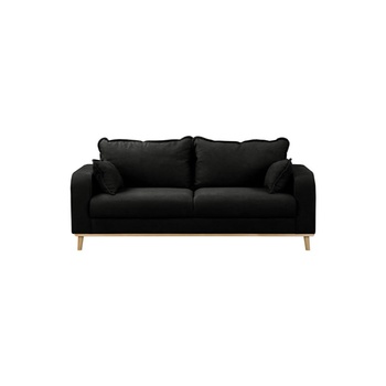 ROPEZ Черен диван 193 cm Beata - Ropez (Beata Sofa 3os. tk. Enjoy 25 nogi natura)