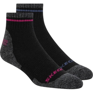 Skechers Чорапи Skechers Women's Quarter Socks - Black Combo