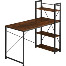tectake 404425 Hershey s integrovanou policou 122x61x120cm industrial tmavé drevo