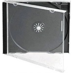  CD-BOX Единични с черен трей (cd box black)
