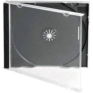  CD-BOX Единични с черен трей (cd box black)
