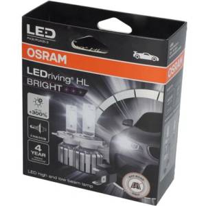 OSRAM Крушка OSRAM LED, 12V, 15W, 6000K, 1400lm, 2 броя
