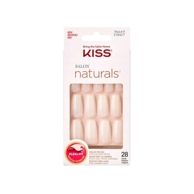 KISS Salon Natural Walk On Air umelé nechty 28 ks