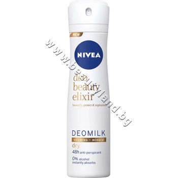 Image 1 of Nivea Дезодорант Nivea Beauty Elixir Deomilk Dry, p/n NI-84511 - Дамски спрей дезодорант за деликатната кожа (NI-84511)