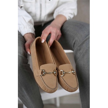 Moda Trend Дамски лоуфъри - Бежови 301189 (301189_Бежов)