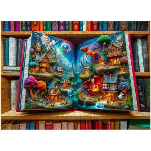  Дървен пъзел Wooden City, 1010 части - Омагьосани приказки (NB 0801-XL)