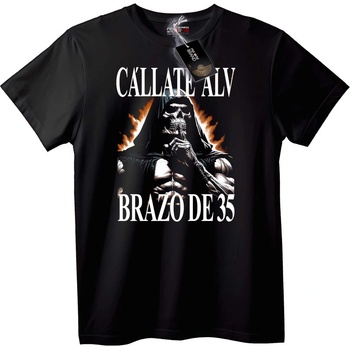 NOONEBRAND Тениска с череп 'Cállate Al V' - M, Black